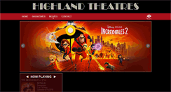 Desktop Screenshot of highlandtheatres.com